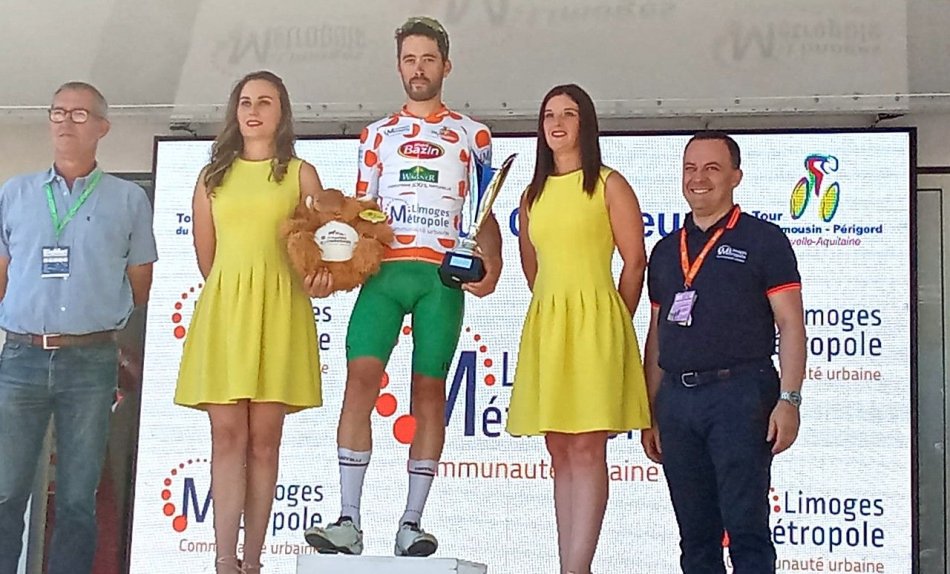 Un maillot et une 7e place au terme du Tour du Limousin