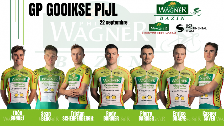 Les sept coureurs pour le Grand Prix Gooikse Pijl