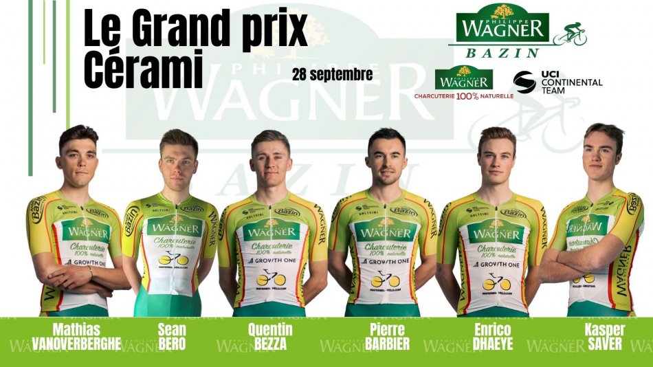 Les six coureurs pour le Grand Prix Pino Cerami