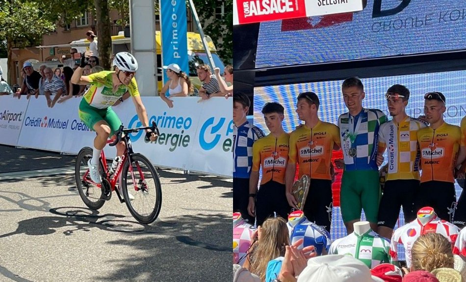 Quentin Bezza remporte le maillot Bleu-Vert au terme du Tour Alsace :