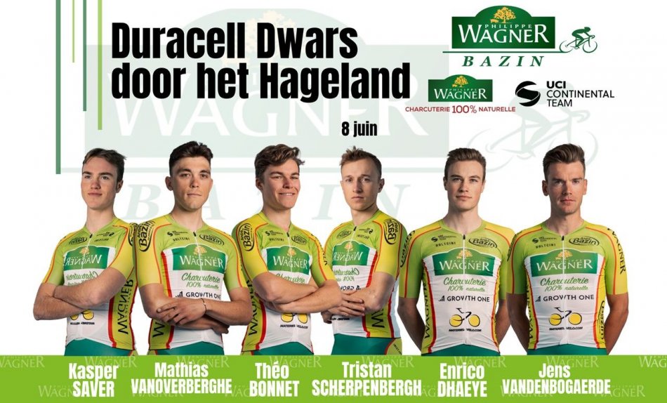 Les coureurs concernés par le GP Duracell Dwars door het Hageland