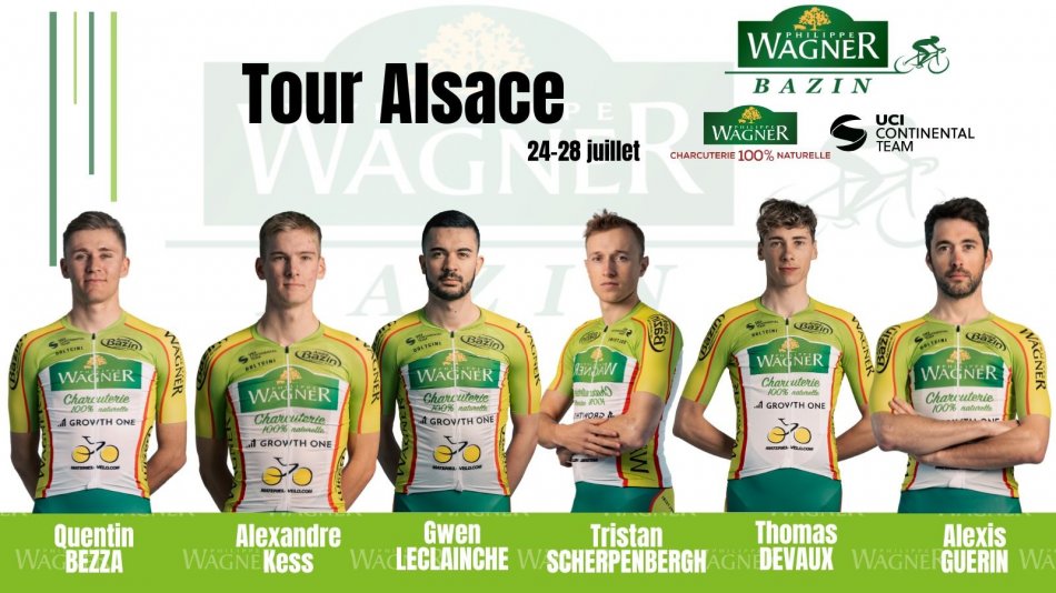 Les coureurs retenus pour le Tour d'Alsace